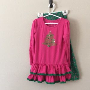 Flapdoodles Christmas outfit size 6x